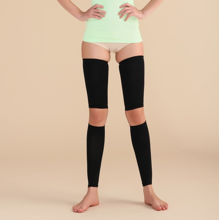 Shaped fat burning socks