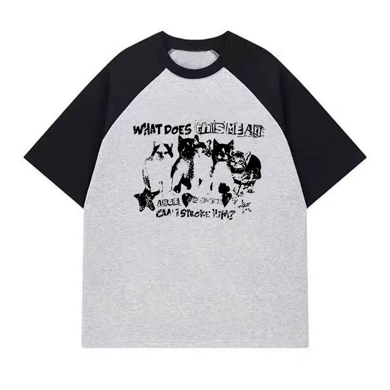 Women's Summer Plus Size Cotton Casual Short-sleeved T-shirt
