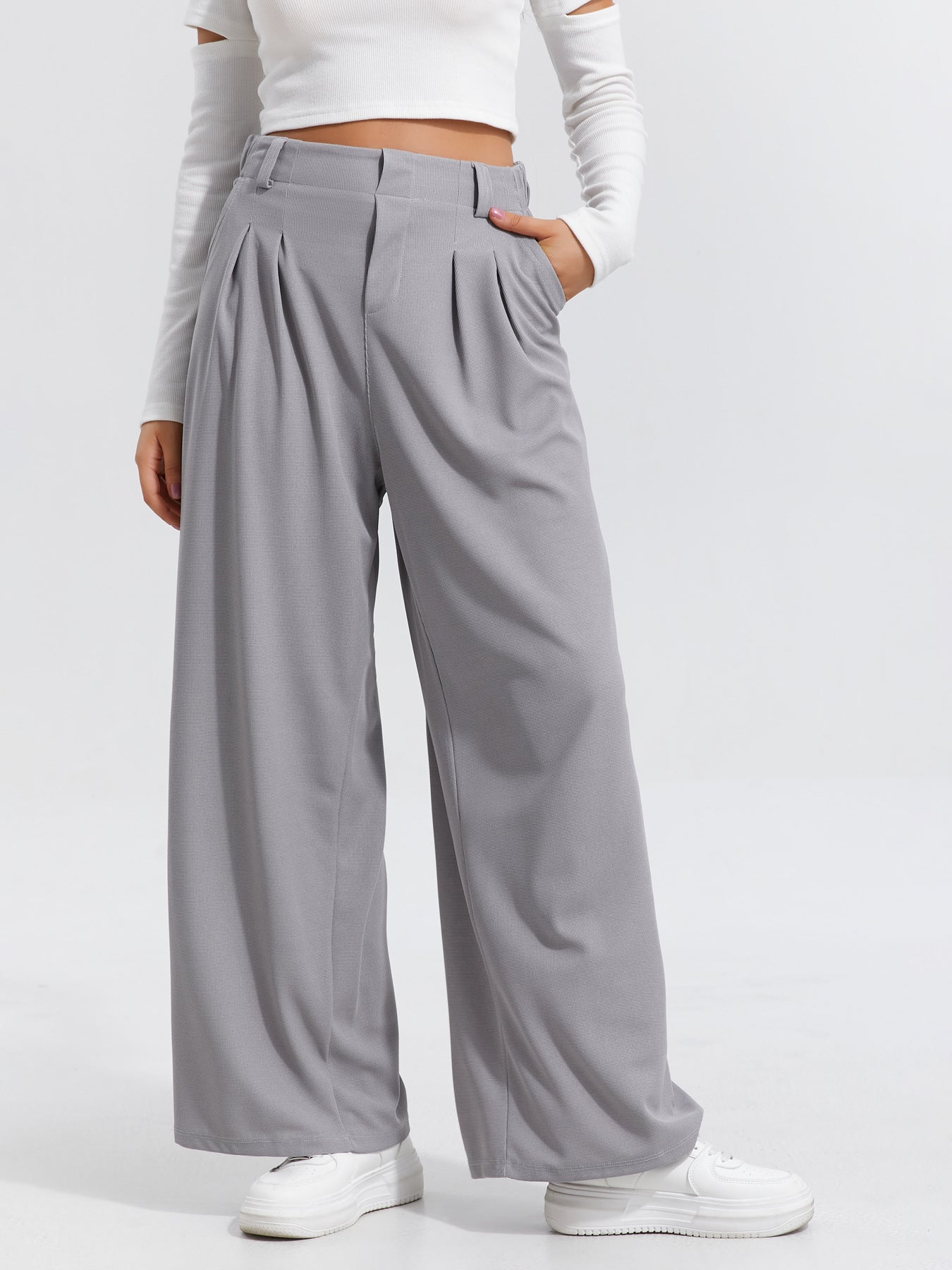 Women's Casual Loose And Elegant Wide-leg Pants