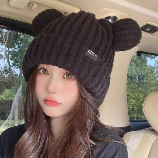 Women's Warm Ear Protection Overhead Hat