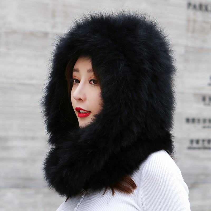 Fox fur scarf