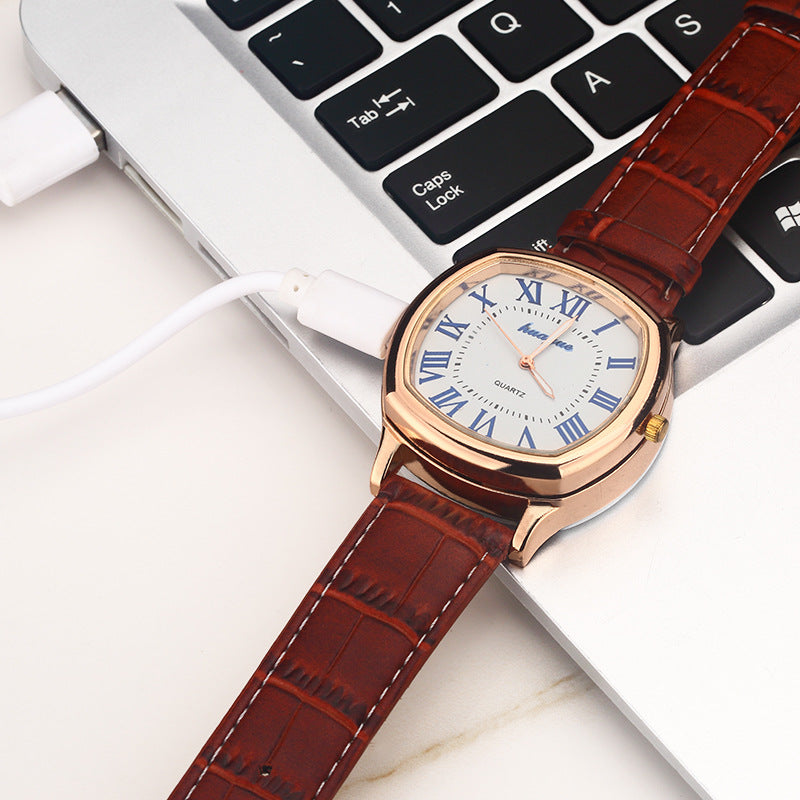 Cigarette lighter windproof watch