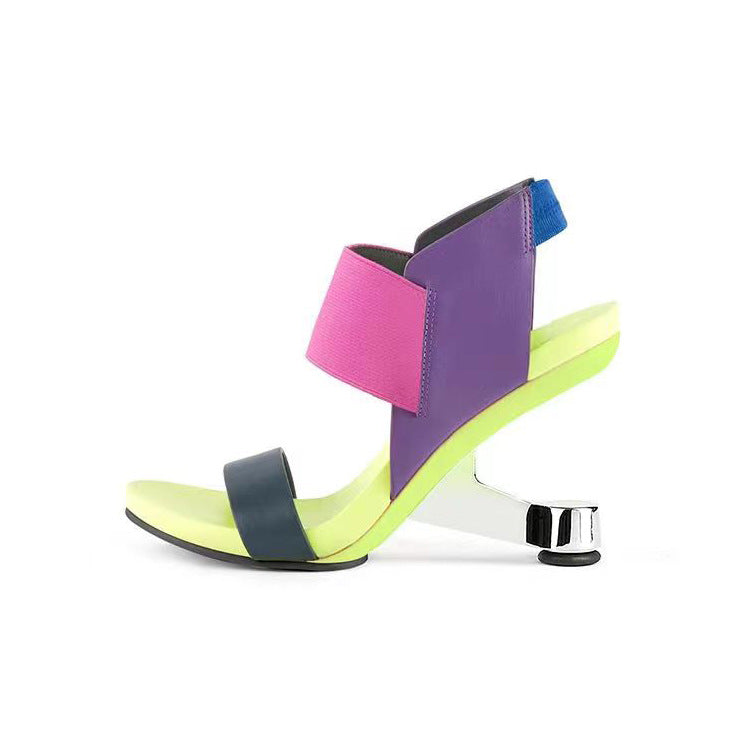 European And American Personalized Color Matching Women's Sandals