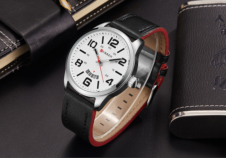 Waterproof quartz watch