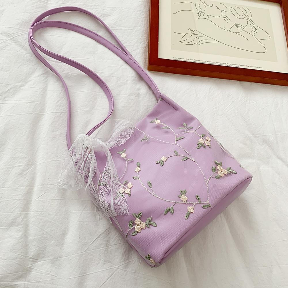 New style lace embroidery bucket