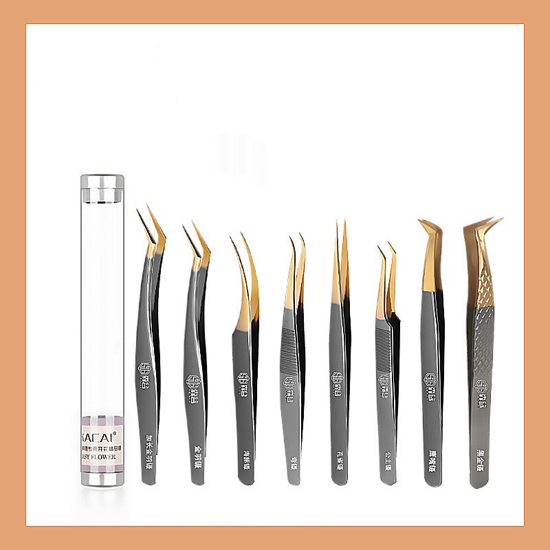 New Alloy Eyelash Extension Tweezers Special Tool Set For Eyelash Artist