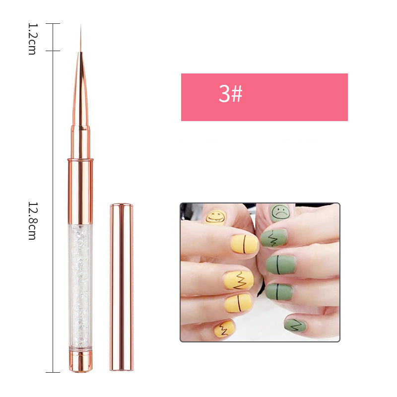 Color Drawing Lace Pull Nail Point Drill Phototherapy Pen Set