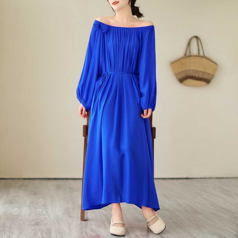 New Loose Fitting Flattering Below The Knee Length Dress