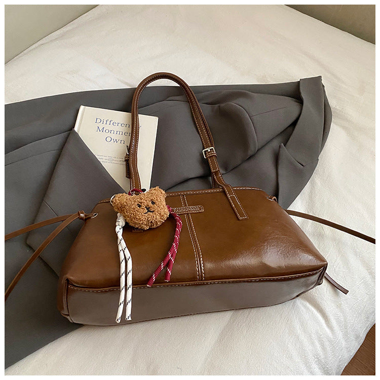 Fashionable Retro Minimalist Womens Shoulder Bag