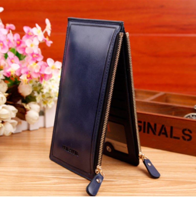 Multi - clip Wallet Female Ultra-thin Card Sleeve