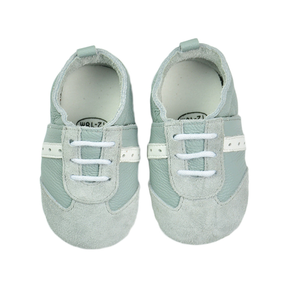 Baby's Cow Hide Shoes Soft Bottom Toddler