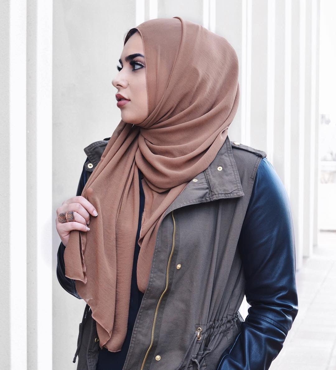 Large size jersey modal scarf