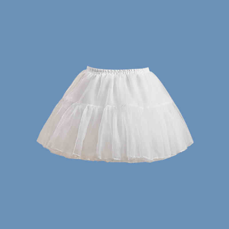 Short Four-layer Soft Veil Boneless Lolita Crinoline