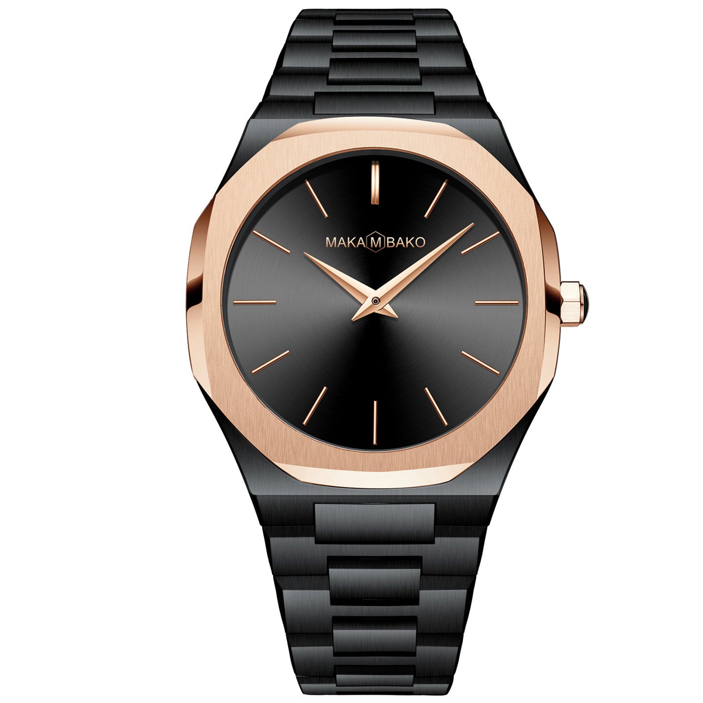 Simple stainless steel quartz watch