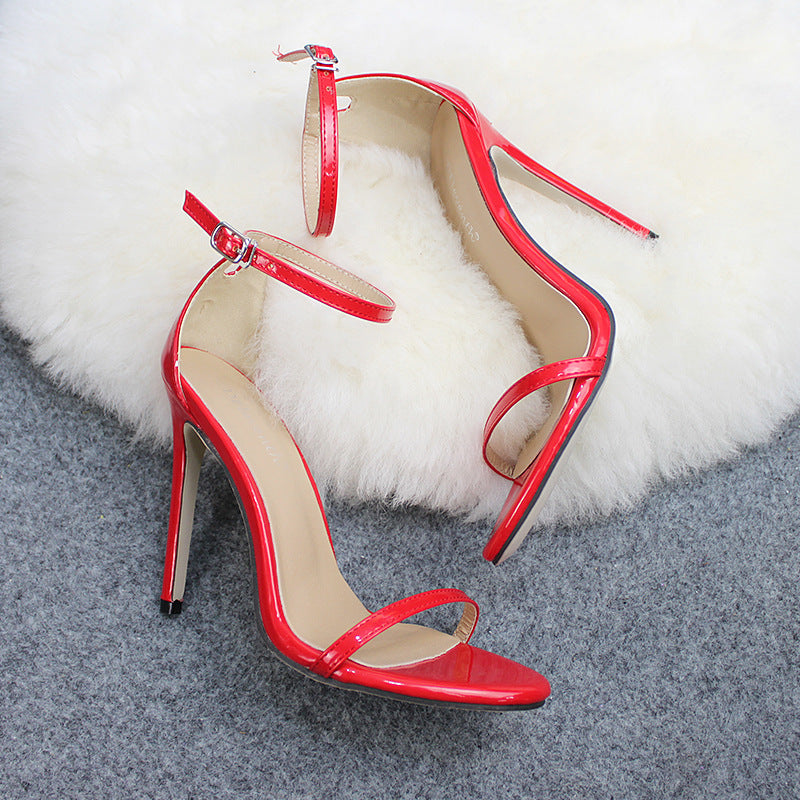 Thin High-Heeled Sandals Female With a Word