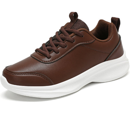 Leather Waterproof Casual Sneaker Girls Flat