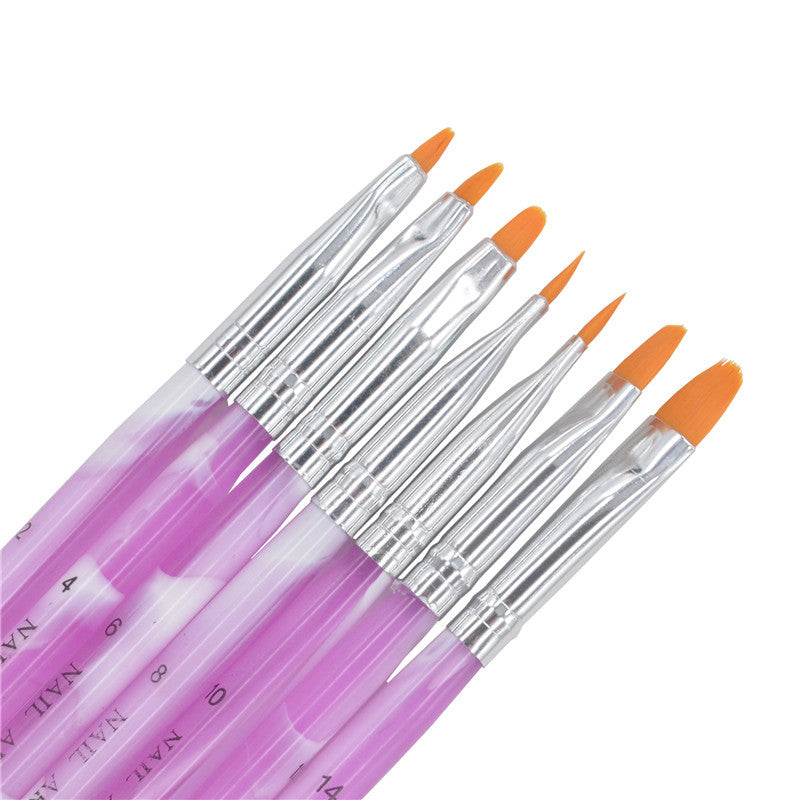 Acrylic Sticks Set Of 7 Flat Head Light Therapy Pen