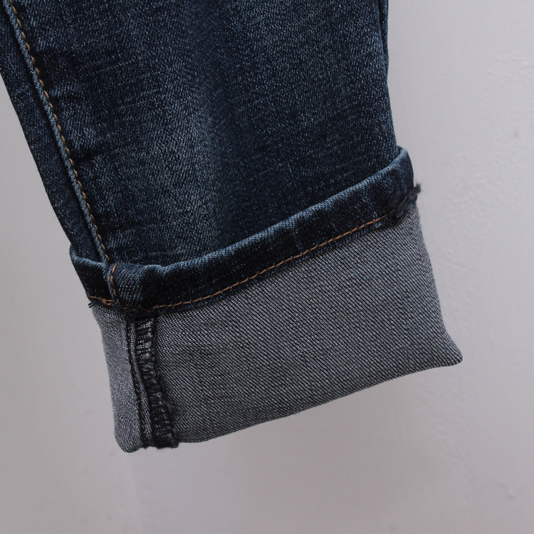 Oversized loose jeans women's trousers