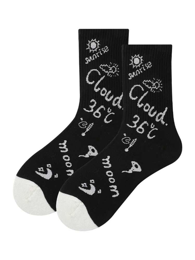 Men's Wild Couple Sports Trendy Stocking