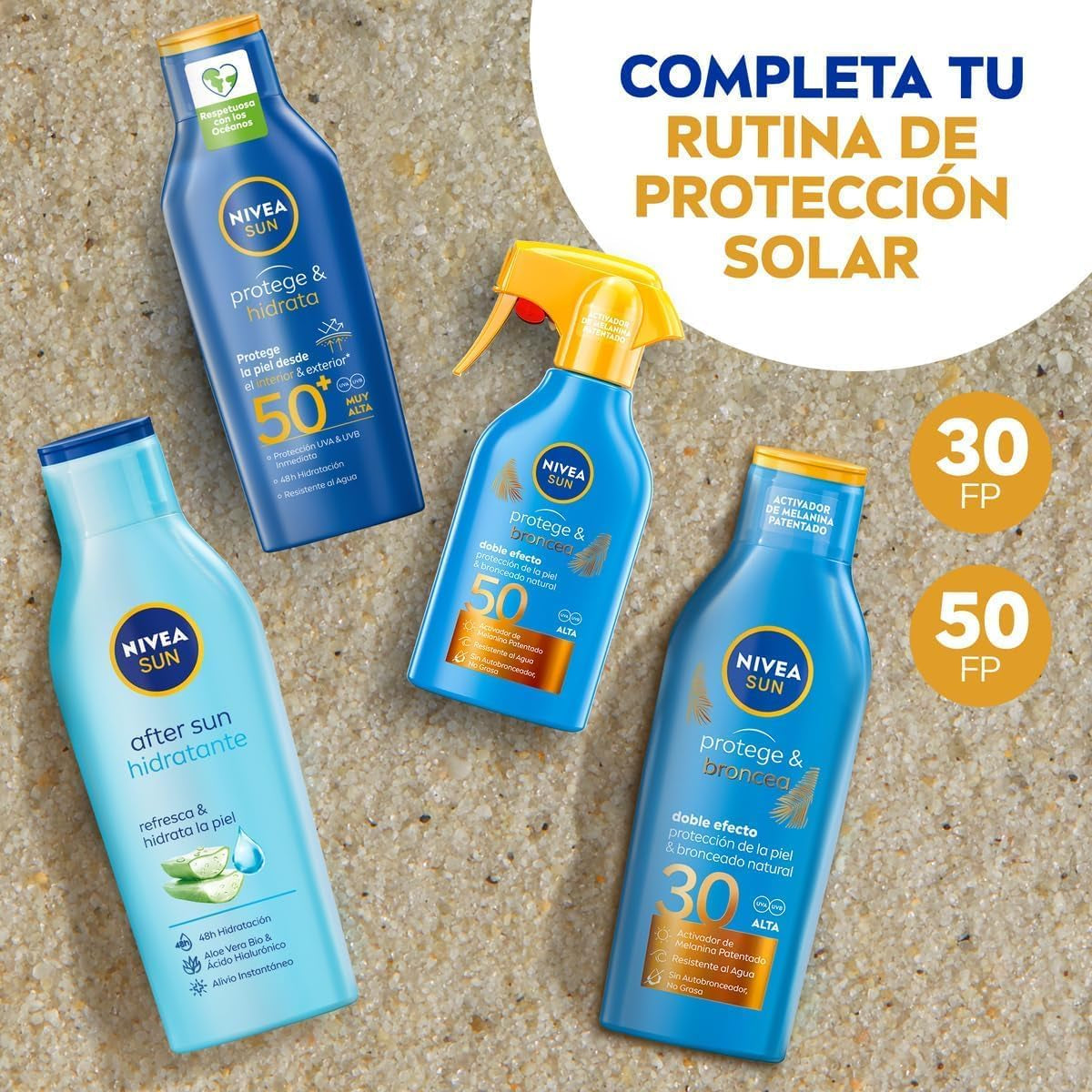 NIVEA SUN after Sun Loción Hidratante (1 X 400 Ml), Loción Calmante Para El Cuidado De La Piel Tras La Exposición Al Sol, Cuidado Solar Con Aloe Vera