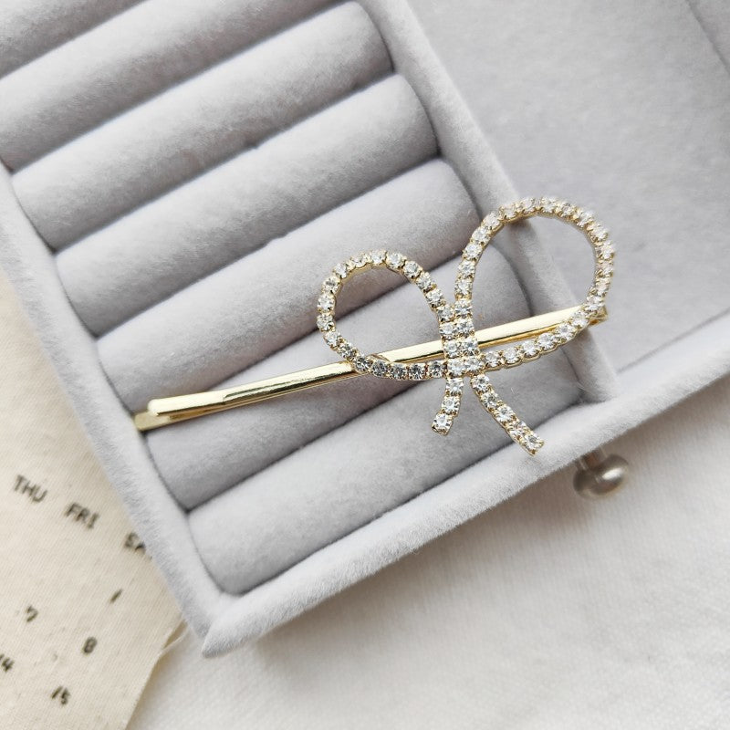 South Korea Rhinestone Butterfly Barrettes Temperament Fringe Bobby Pin