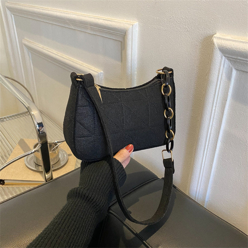 Fashion Trend Simple Shoulder Bag Casual Simple Crossbody