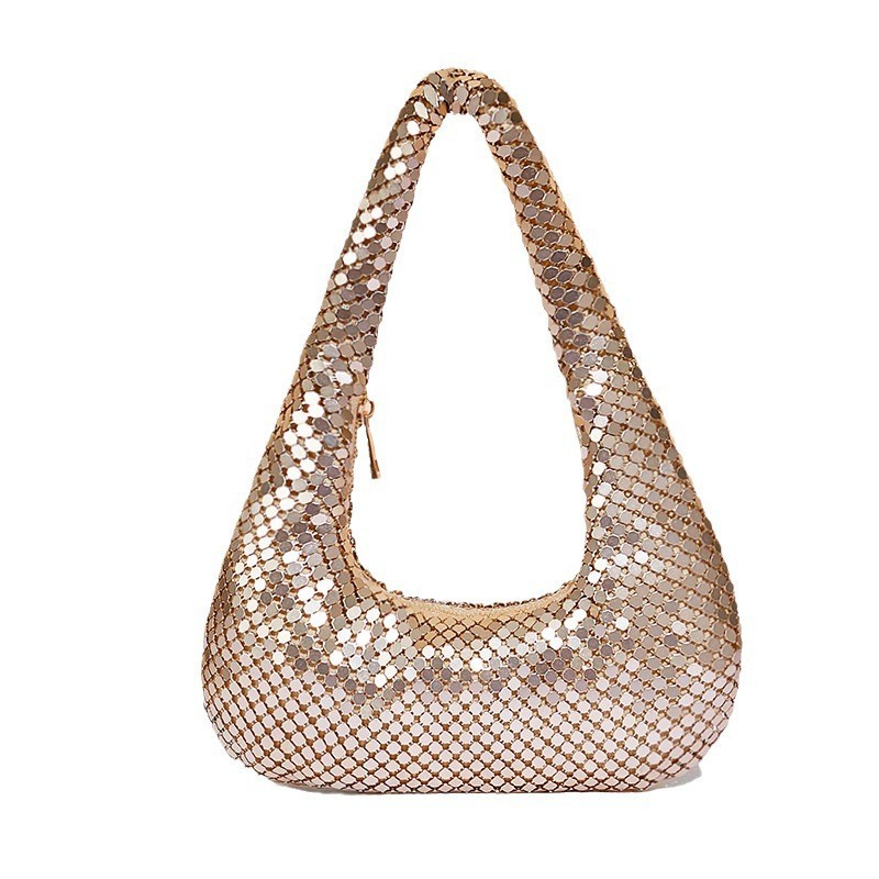 Women's Underarm Bag Aluminum Sheet Dinner Party Fashion Handbag
