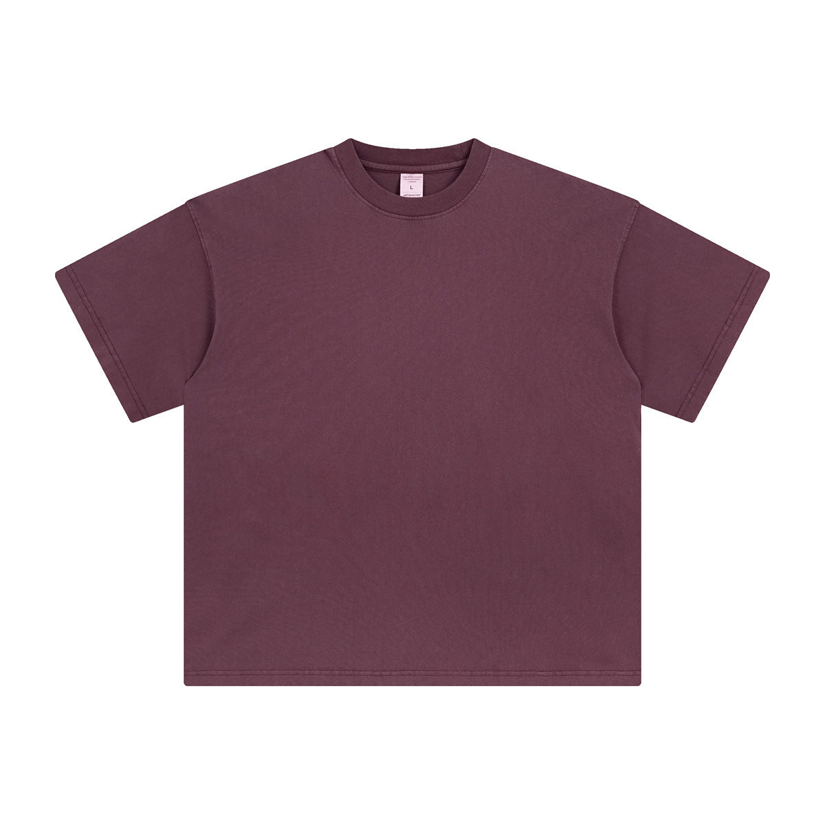 Washed And Worn Dyed Bright White Short Sleeve T-shirt