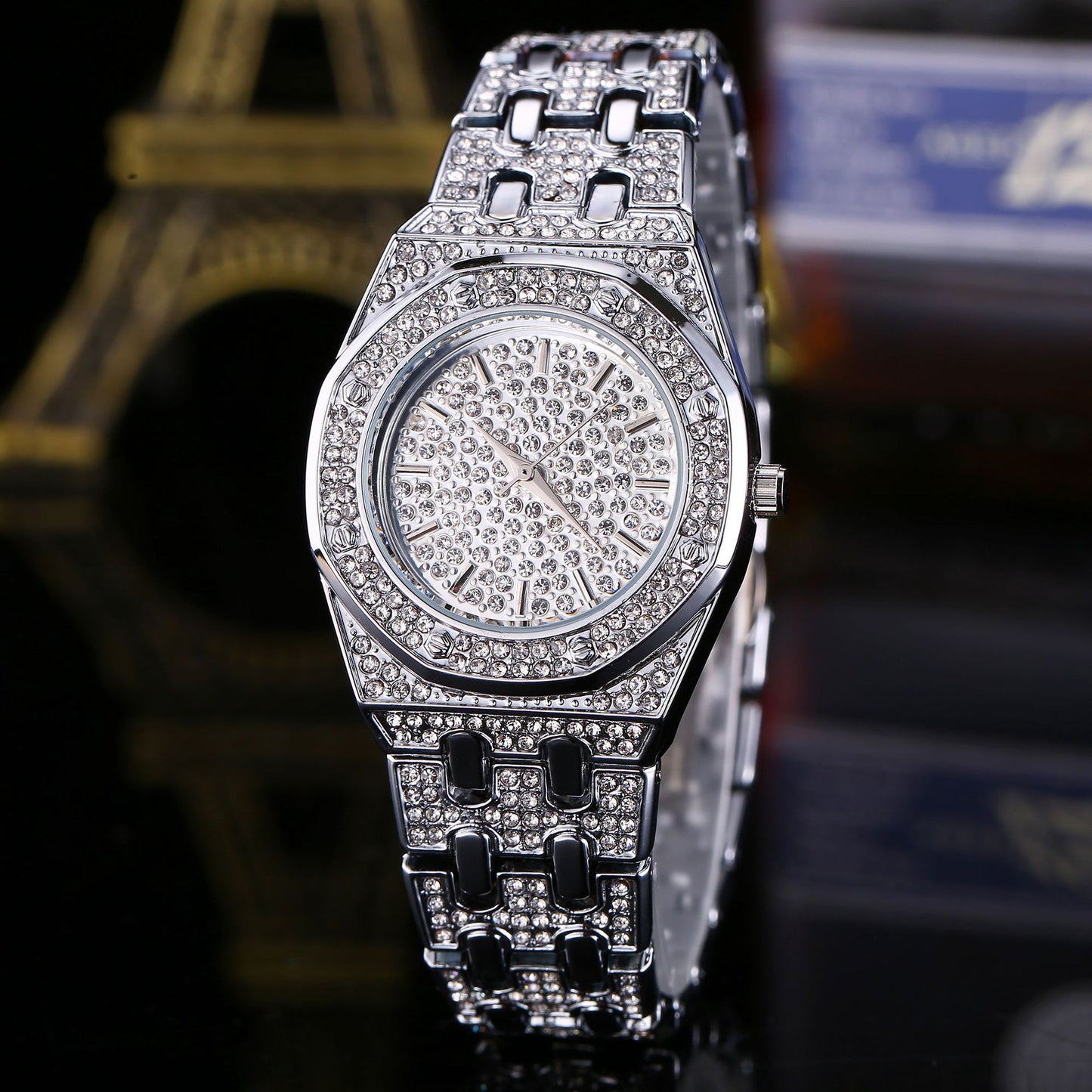 Gypsophila high-end waterproof full diamond ladies watch