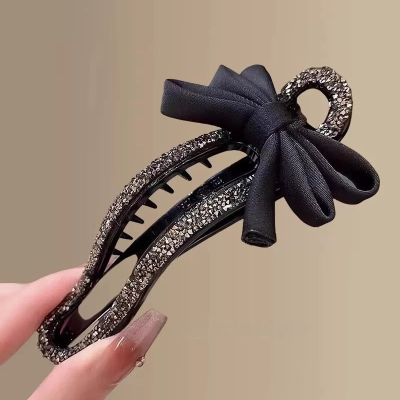 Temperament Bobby Pin Back Head Banana Clip Light Luxury Updo Hair Claw