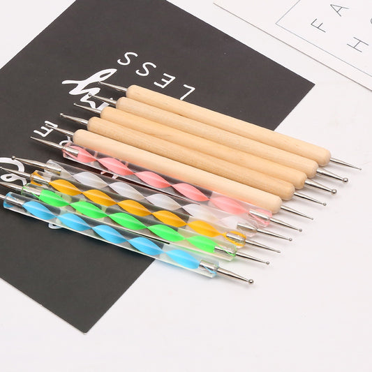 Crystal rod point pen tool