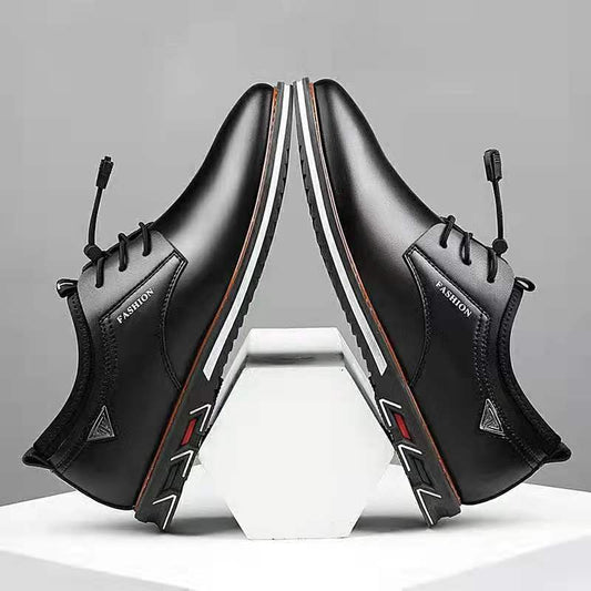 Round Toe Business Casual Korean Style Trendy Men's Shoes