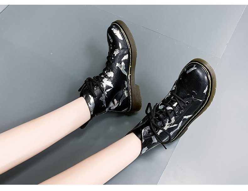 Spring And Autumn Single Boots Thick-Soled Ankle Boots