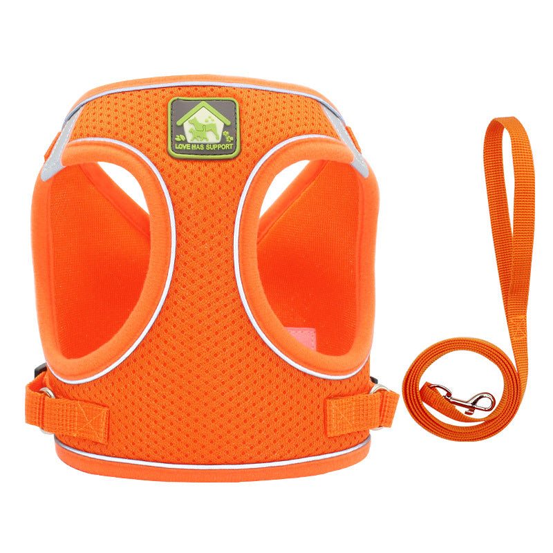 Reflective chest strap