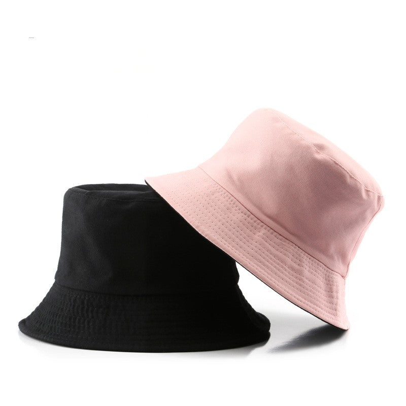 Solid Color Fisherman's Outdoor Sunscreen Shading Sun Hat Basin Hat