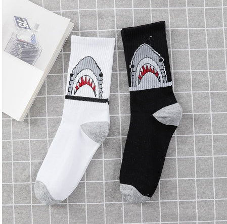 White autumn and winter tube tide socks European and American fashion personality female socks