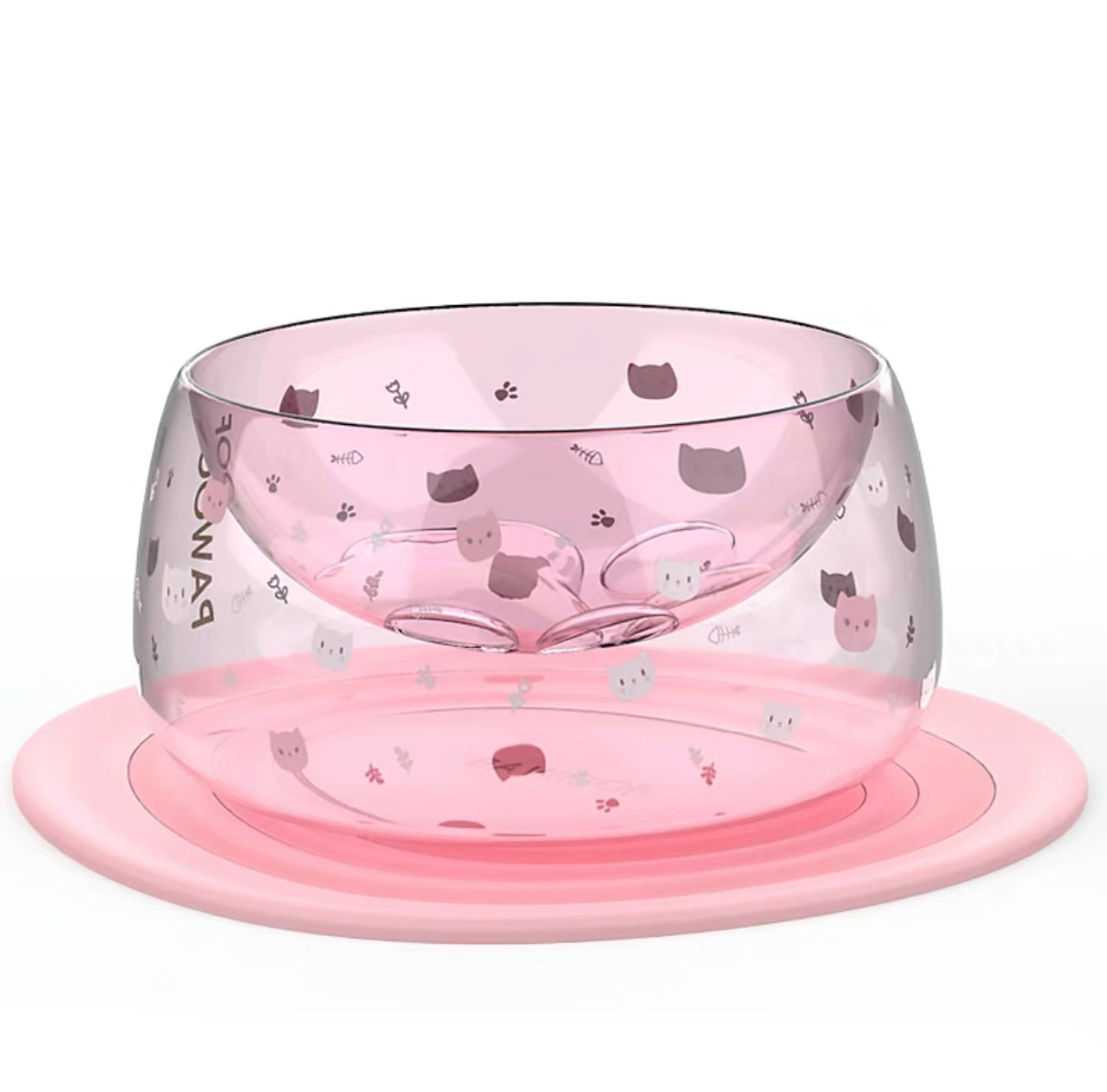 Home Creative Glass Cat's Claw Bowl