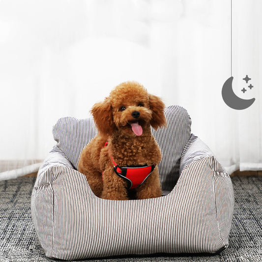 Removable and washable pet car seat