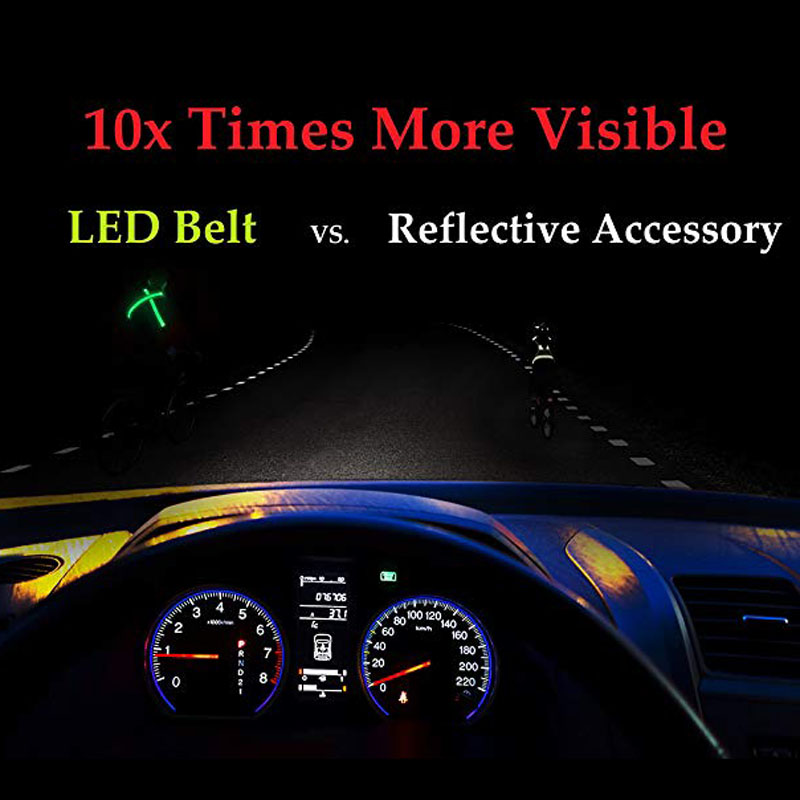 Luminous and breathable waist protection exercise belt