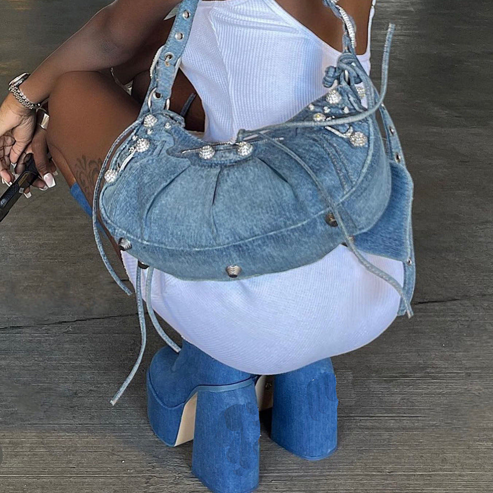 Thick Soled High-heeled Cowboy Boots