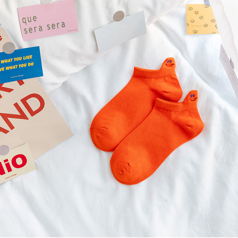Women's embroidered ear socks