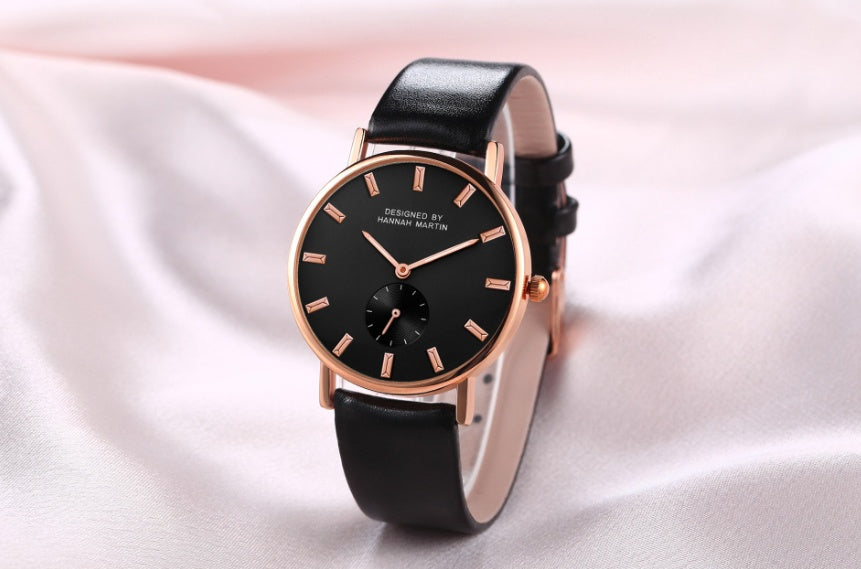 Hannah Martin Hannah Martin 2138 Women's Quartz Watch Small Seconds Simple Women's Watch Belt Nylon Strap