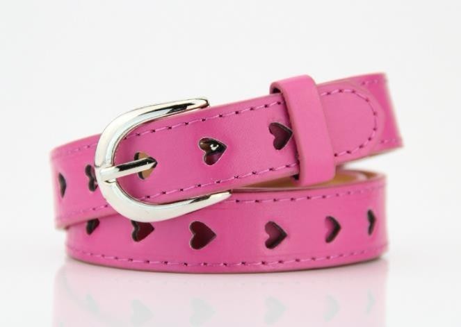 Peach Heart Thin Belt