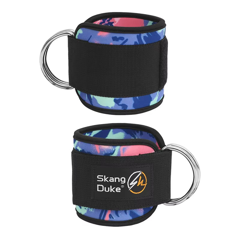 1/2PCS Padded Ankle Straps Ankle Straps for Cable Machines D-Ring Comfortable Gym Pulley Anklet Fitness Anklet for Gym Pulley