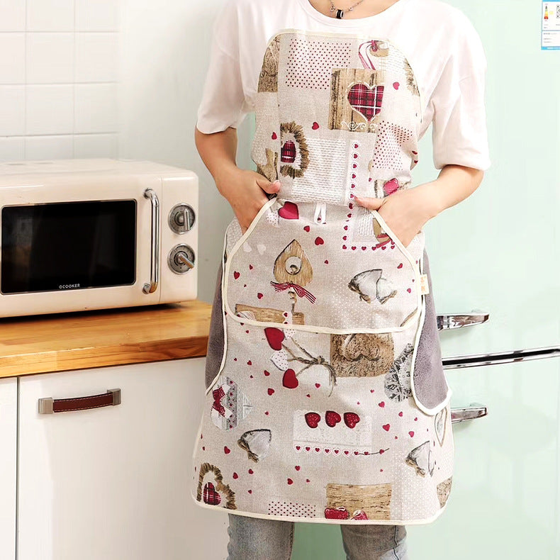 Waterproof and oil drain apron
