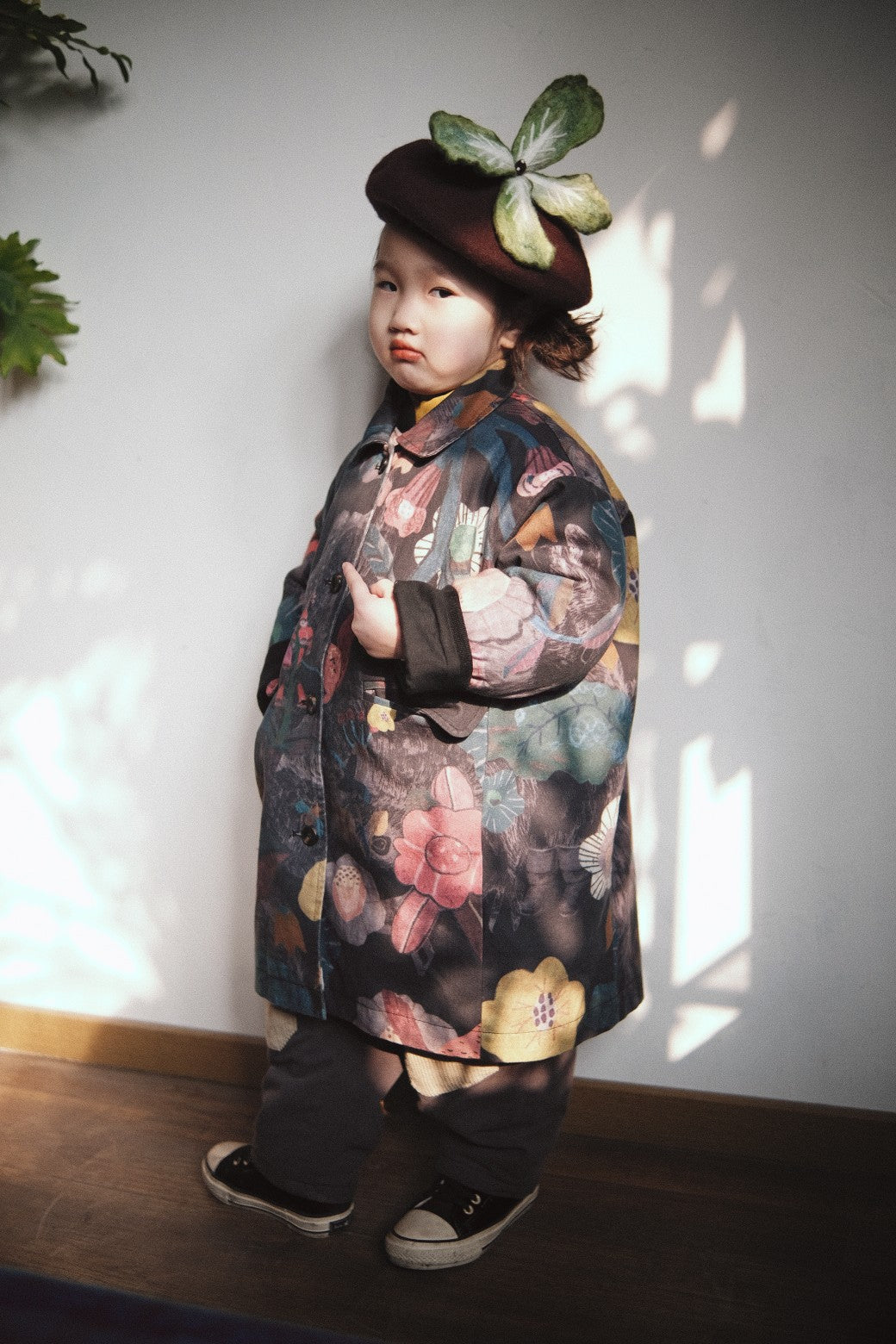 Handmade Wool Painter Hat Japanese