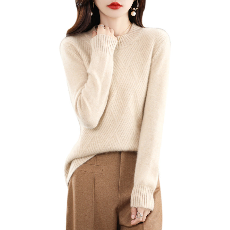 Women's Half Turtleneck Knitted Bottoming Shirt