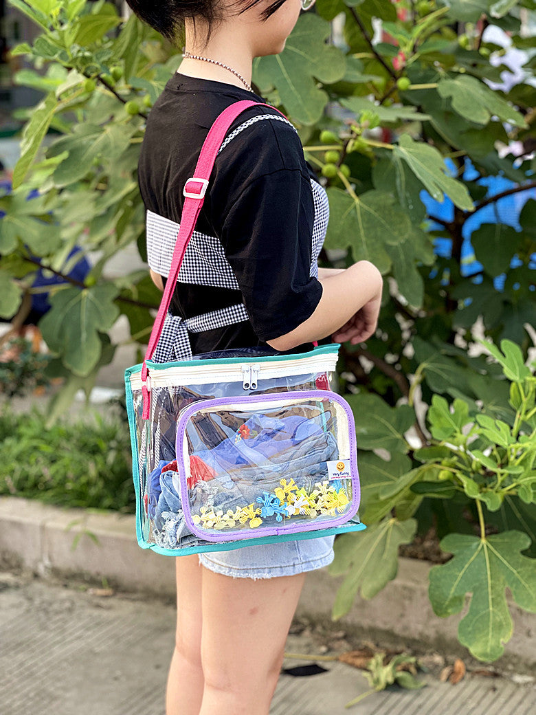 INS Street Shooting Outdoor Snack Toys Transparent Beach Bag