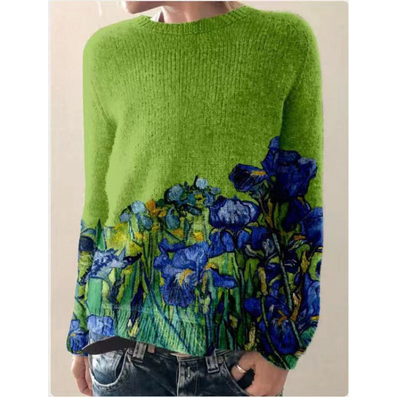 Hoodless Casual Loose-fitting Long-sleeve Top
