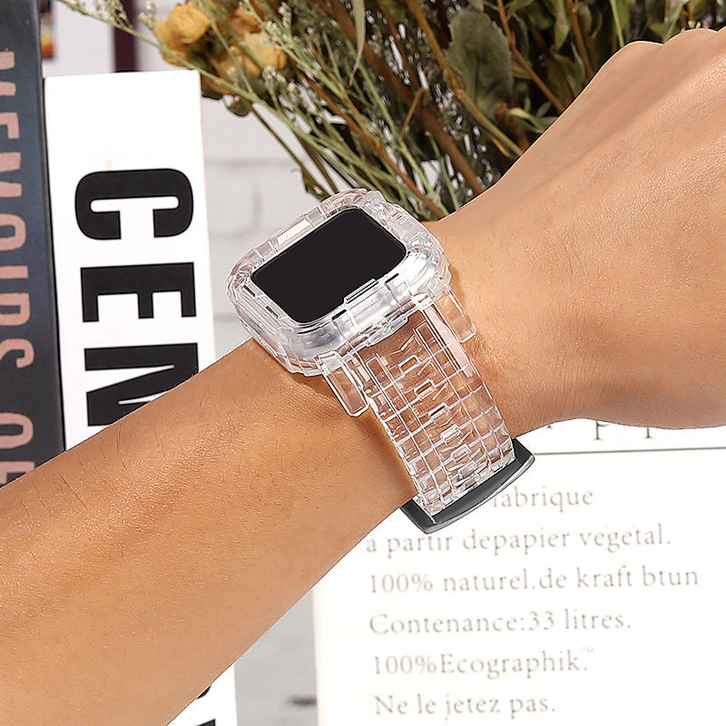 Glacier Limited Transparent Strap With Silicone Case